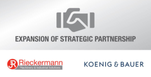 Expansion of strategic partnership Rieckermann and Koenig & Bauer Flexotecnica news banner