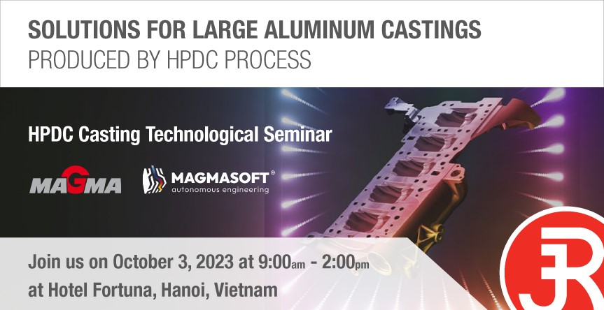 HPDC Casting technologial seminar event banner