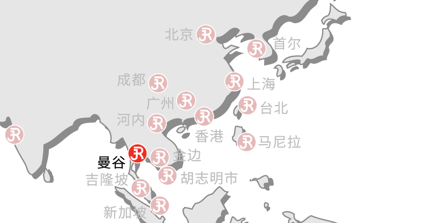 rieckermann world map bangkok chinese
