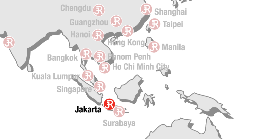 local map jakarta