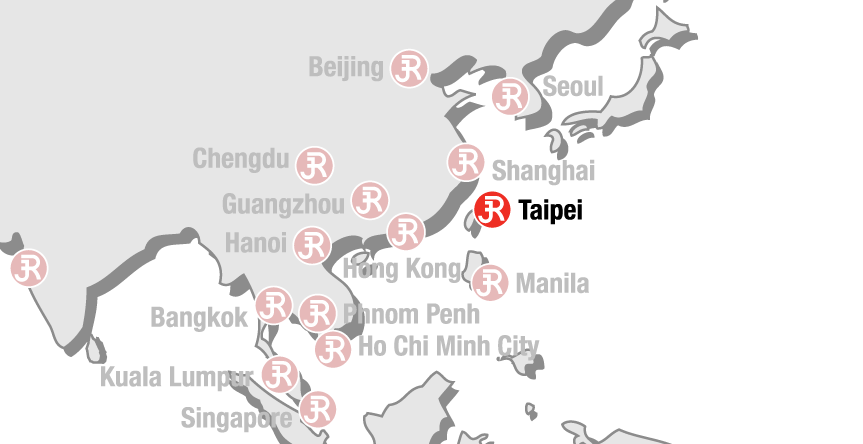 Rieckermann world map - Taipei