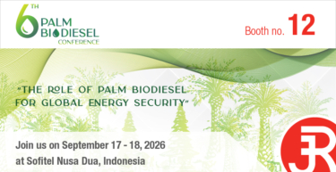 6th Palm Biodiesel Conference event banner