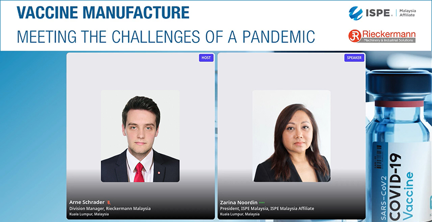 ISPE vaccine manufacture news
