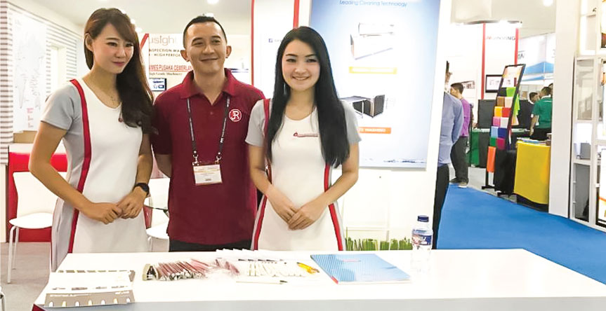 Rieckermann Booth Representative at INDOPLAS INDOPACK INDOPRINT 2018 Exhibition