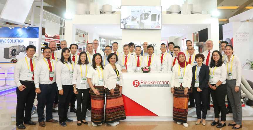 Rieckermann Booth Representative ALLPACK INDONESIA 2019 Rieckermann Booth Representative ALLPACK INDONESIA 2019