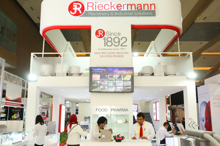 Rieckermann Booth ALLPACK INDONESIA 2019 Rieckermann Booth ALLPACK INDONESIA 2019